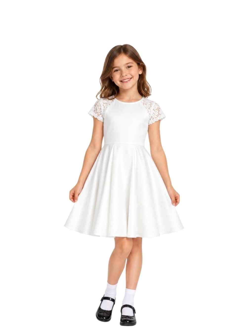 Calvin Klein Girls' Sleeveless Party Dress, Fit and Flare Silhouette size 16